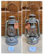 Lotto lanterna antica Feuer Hand Original Nier Patent made Germany Laterne Mine