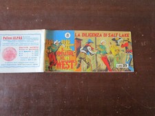 IL DOMINATORE DEL WEST N. 8 LA DILIGENZA DI SALT LAKE ED. ALPE 1952 !!!