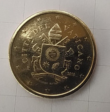 Città del Vaticano 50 centesimi di euro 2018 Rara