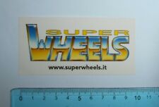 ADESIVO STICKER AUTOCOLLANT VINTAGE ORIGINAL AUTO MOTO TUNING SUPER WHEELS