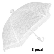 x Set 3 Pezzi Ombrello Di