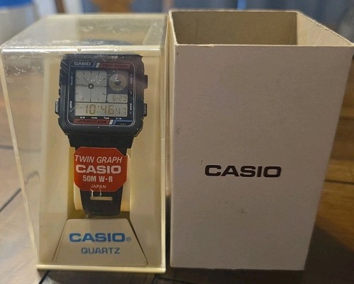 Rare vintage casio twin graph - rare,