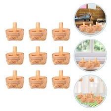  9 Pcs Cestini Fatti Mano Mini