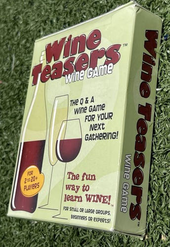 Wine teasers game - teasers, trivia