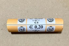 20 cent Euro ROTOLINO ROLL 2002 Belgio Alberto II DATA VISIBILE da ZECCA NUOVO!