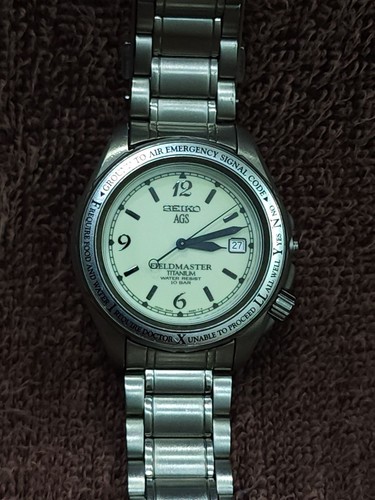 Seiko fieldmaster ags - ags, titanium