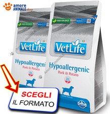 Farmina Dog Vet Life Natural Diet →  Hypoallergenic Maiale e Patate - 2 / 12 kg