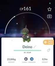 Shiny Deino Pokemon Gen5 Go