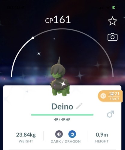 Shiny deino pokemon gen5 - shiny, go