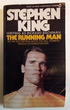 LIBRO STEPHEN KING THE RUNNING MAN ARNOLD SCHWARZENEGGER 1982 RICHARD BACHAM