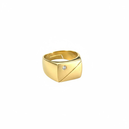 Anello chevalier geometrico - anello, in