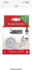 Ricambi Bialetti, Include 3 Guarnizioni e 1 Piastra, Compatibile (3/4 Tazze)