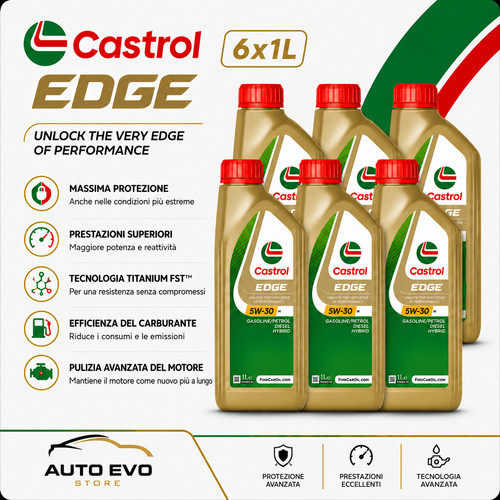 Castrol edge 5w30 olio - 6l,