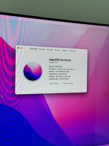 Apple mac pro core - pro, 2013
