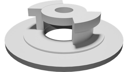 Clip ricambio visiera per - visiera,