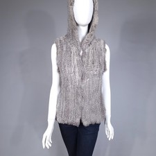 Yves Salomon gilet pelliccia