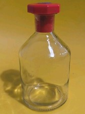 Vintage glass chemical bottle