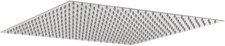 Soffione doccia quadrato 50 x 50 cm , colore argento
