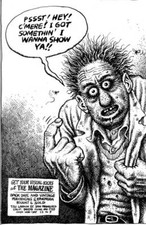 R. CRUMB 1970's WINDOW POSTER