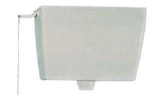 CASSETTA SCARICO WC MODELLO PVC ALTA SENZA COPERCHIO PLASTICA BIANCO BAGNO