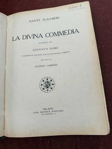 Dante alighieri divina - alighieri, "la