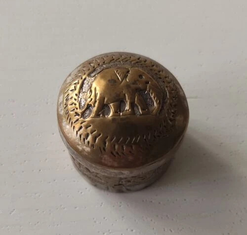 Antico cofanetto metallo - cofanetto, in
