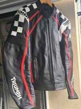 Giacca di pelle Triumph Racing