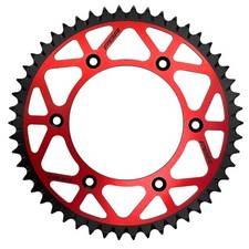 MF7457 Corona PBR 52 Denti Honda CRF 250 X 4T mod 2004 / 2017 in Ergal Rosso