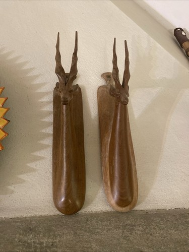 Sculture gazzelle legno - sculture,