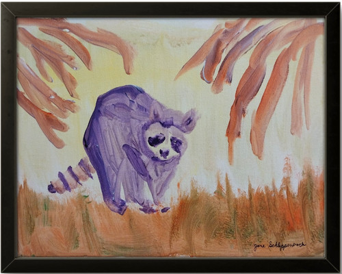 Insegna originale racoon 11x14 - racoon,