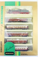 Minitrix 1017 Set Treno "Orient-Express" - Locomotiva a Vapore con 5 Carrozze CIWL, Confezione Originale, (CK007)