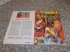 ALBUM figurine STORIA DI ROMA ATESTINA 1960 ORIGINALE BELLO/Q.EDICOLA COMPLETO