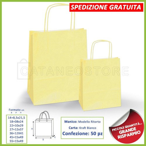 Borse shopper carta manico - shopper,