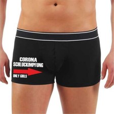 Boxer uomo con frase