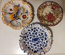 3 piatti di ceramica di Deruta