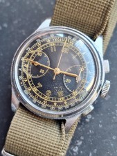 Cronografo Vintage - Valjoux Ruota 23 Colonne Quadrante Nero