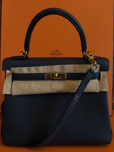 Hermès kelly retourne blue - hermÈs,