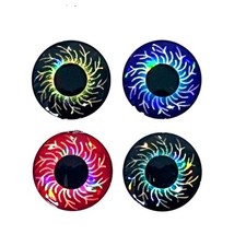 200 pezzi 4D esca da pesca occhi 3-12 mm occhi olografici mosche legatura maschere artigianato