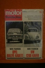 Motor Rundschau 15/67 VW 1200