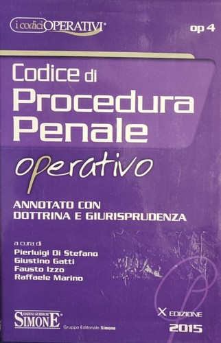 Codice procedura penale - di,