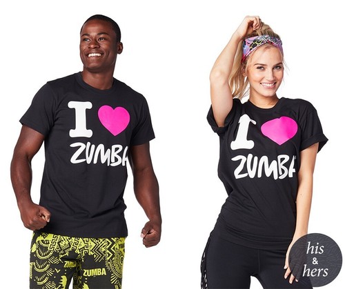 Shirt unisex zumba love - unisex,