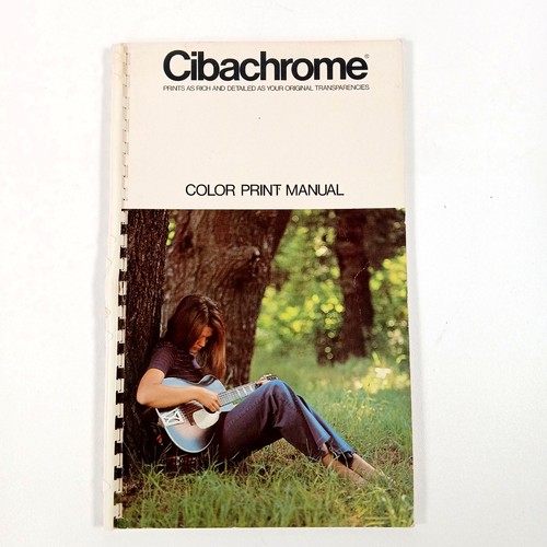 Cibachrome color print manual - print,