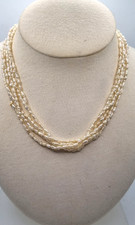 PERLE DI FIUME COLLANA  GIROCOLLO