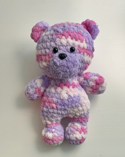 Crochet bear plush toy - crochet,