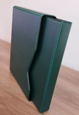 raccoglitore album verde l con custodia per cartoline banconote santini monete