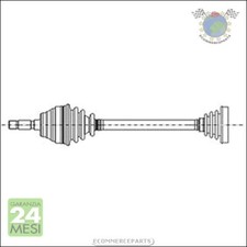 Semiasse Metelli Anteriore Sx