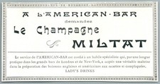 1910's American Bar à Paris