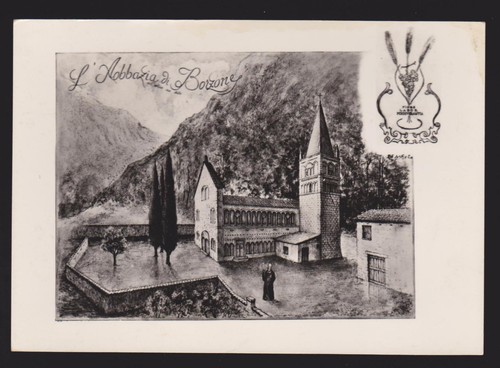 Borzonasca genova cartolina - borzonasca,