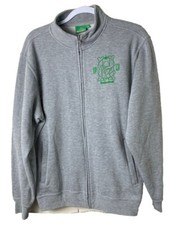 Heineken Maglione Full Zip Felpa Giacca Tasca Birra Adulto Grigio Uomo Taglia L