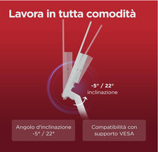 Lenovo L27i-4A Monitor PC 68,6 cm (27") 1920 x 1080 Pixel Full HD LCD Grigio